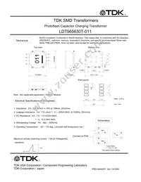 LDT565630T-011 Datasheet Cover