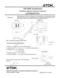 LDT565630T-041 Datasheet Cover