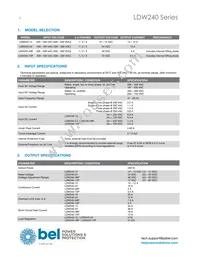 LDW240-72P Datasheet Page 2