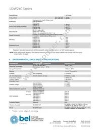LDW240-72P Datasheet Page 3