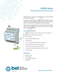 LDW25-24S Datasheet Cover