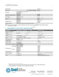 LDW25-24S Datasheet Page 3