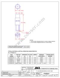 LE-0509-01W Datasheet Cover