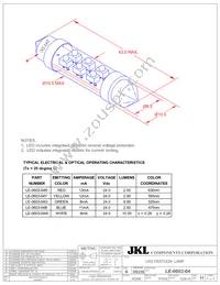 LE-0603-04G Datasheet Cover