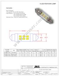 LE-0909-11WW Datasheet Cover