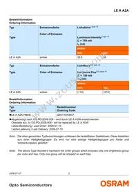 LE A A2A-HBKB-1 Datasheet Page 2