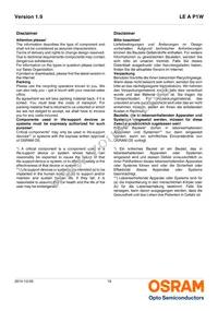 LE A P1W RXRY-1 Datasheet Page 19