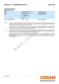 LE A P1W-RXRZ-23-0-F00-T01 Datasheet Page 2