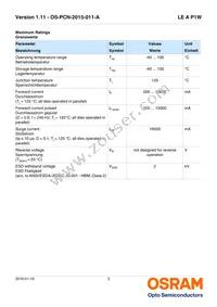 LE A P1W-RXRZ-23-0-F00-T01 Datasheet Page 3