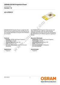 LE A P2W 01-SXTX-1-0-F00-T01 Datasheet Cover