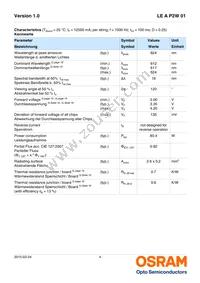 LE A P2W 01-SXTX-1-0-F00-T01 Datasheet Page 4