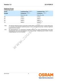 LE A P2W 01-SXTX-1-0-F00-T01 Datasheet Page 5