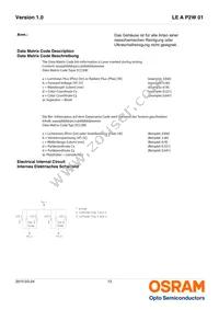 LE A P2W 01-SXTX-1-0-F00-T01 Datasheet Page 13