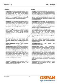 LE A P2W 01-SXTX-1-0-F00-T01 Datasheet Page 19