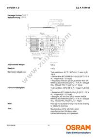 LE A P3W 01-TXTY-3-0-F00-T01-LM Datasheet Page 12