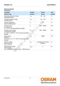 LE A P3W-TXTZ-1 Datasheet Page 3