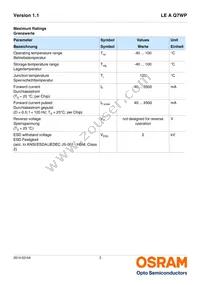 LE A Q7WP-NYNZ-1-0-A40-R18-Z Datasheet Page 3