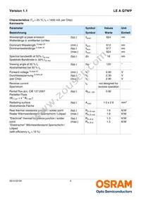 LE A Q7WP-NYNZ-1-0-A40-R18-Z Datasheet Page 4