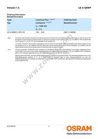 LE A Q8WP-LYMY-23-0-A40-R18-ZI Datasheet Page 2