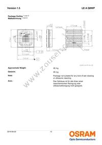LE A Q8WP-LYMY-23-0-A40-R18-ZI Datasheet Page 12