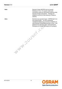 LE A Q8WP-LZMX-1-0-A40-R18-Z Datasheet Page 14