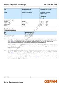 LE ACWUWV S2W Datasheet Page 2