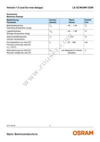 LE ACWUWV S2W Datasheet Page 3