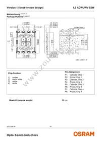 LE ACWUWV S2W Datasheet Page 16