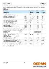 LE B P1W-EYFY-24-0-F00-T01 Datasheet Page 4