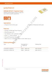 LE B P3W 01-GZHZ-24-0-F00-T01 Datasheet Cover