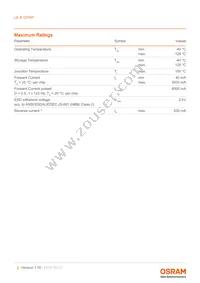 LE B Q7WP-5C8C-24-0-A40-R18-Z Datasheet Page 2