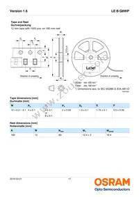 LE B Q8WP-7A6B-W4 Datasheet Page 17