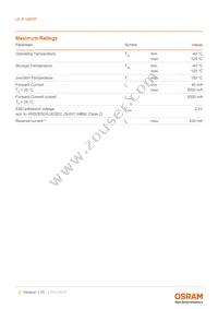 LE B Q8WP-8A7B-VW Datasheet Page 2