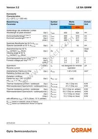 LE BA Q6WM-1T2T-DE-HZJX-23-350-R18-Z-PR Datasheet Page 4