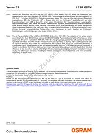 LE BA Q6WM-1T2T-DE-HZJX-23-350-R18-Z-PR Datasheet Page 17