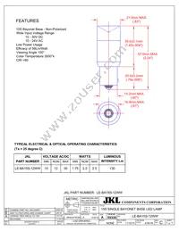 LE-BA15S-12WW Datasheet Cover