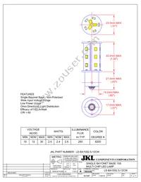 LE-BA15S2.5-12CW Datasheet Cover