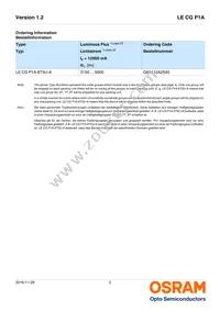 LE CG P1A-6T5U-A Datasheet Page 2