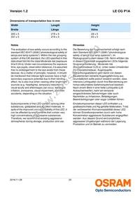 LE CG P1A-6T5U-A Datasheet Page 20