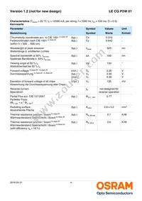 LE CG P2W 01-7U5V-1-0-F00-T01 Datasheet Page 4