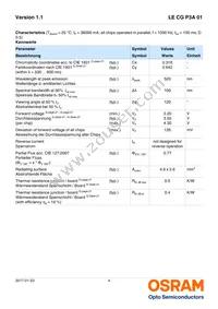 LE CG P3A 01-6V6W-1 Datasheet Page 4