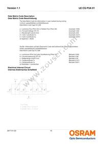 LE CG P3A 01-6V6W-1 Datasheet Page 15