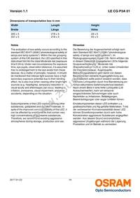 LE CG P3A 01-6V6W-1 Datasheet Page 19