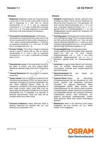 LE CG P3A 01-6V6W-1 Datasheet Page 21