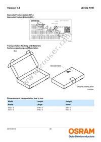 LE CG P3W-8U7V-1 Datasheet Page 20