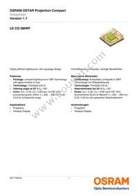 LE CG Q8WP-6P5Q-2-0-A40-R18-ZI Datasheet Cover