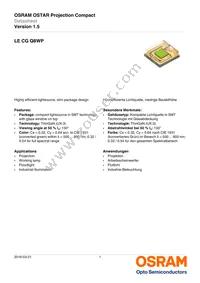 LE CG Q8WP-7P8P-1-A40-R18-Z Datasheet Cover