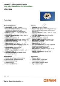 LE CW E2A-MXNZ-ORPU Datasheet Cover