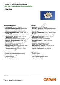 LE CW E3A-MZPY-QRRU Datasheet Cover