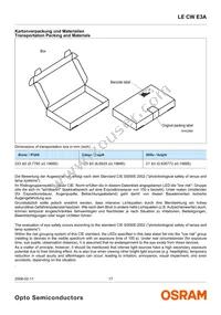 LE CW E3A-MZPY-QRRU Datasheet Page 17